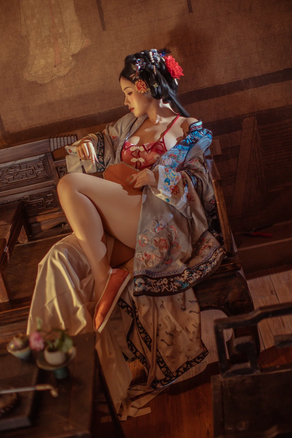 钛合金TiTi - 胭脂扣 [108P,2V-1.07GB] tg@simisebaisi 【丝足阁】014.webp